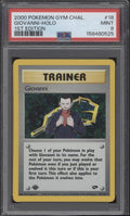 Giovanni Pokemon Gym Challenge Holo 1st Edition #18 PSA 9