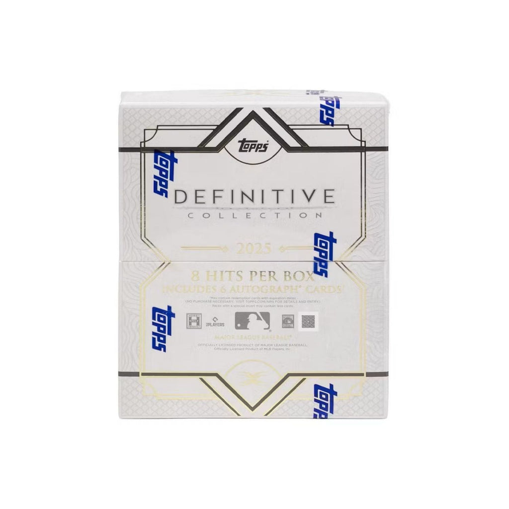2025 Topps Definitive Baseball Hobby 2-Box Case